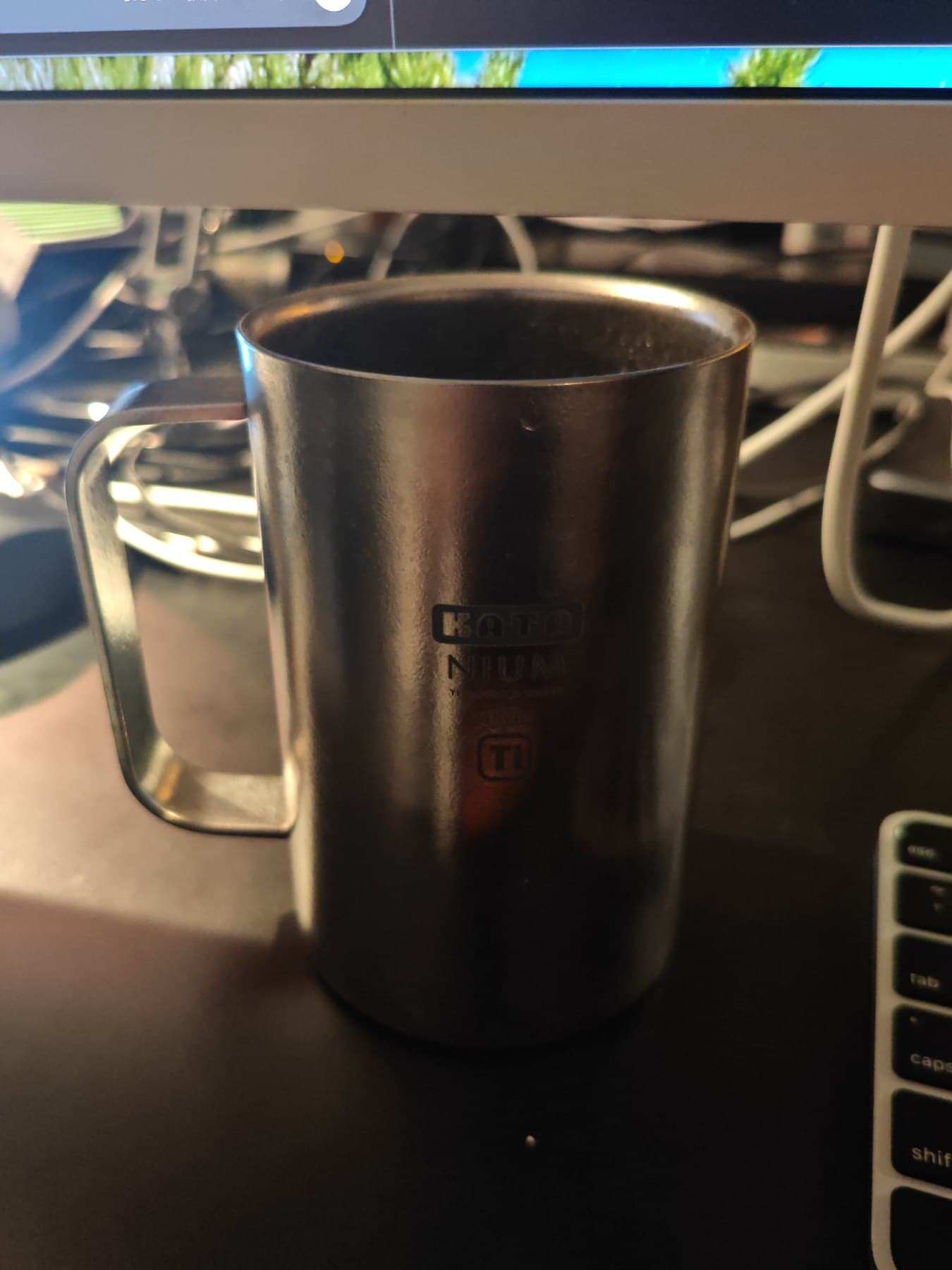 Unidentified “KATO / NIHON” Marked Stainless-Steel Mug